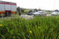  اللد: إحتراق سيارة على طريق المطار دون وقوع إصابات 